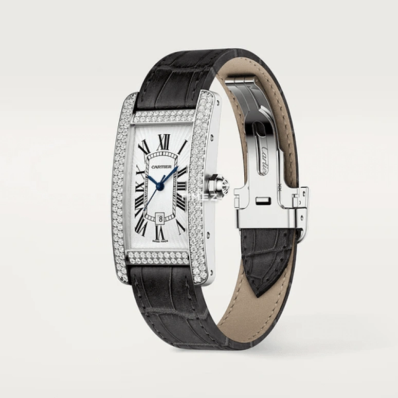 Cartier,Tank 41.60x22.60mm,41.60x22.60mm,White Gold,Silver,Automatic,Day,In-house Caliber,WB710002