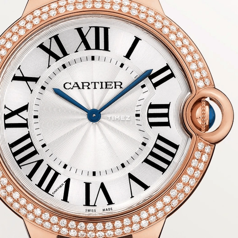 Cartier,Ballon Bleu de Cartier 40mm,40mm,Rose Gold,Silver,Handwound,36hours,In-house Caliber,WE902055