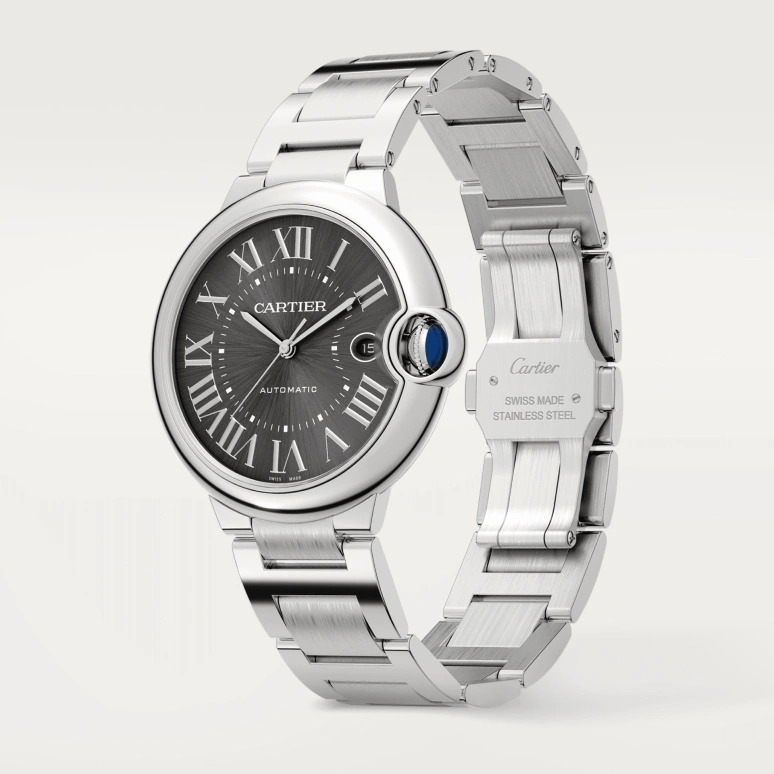 Cartier,Ballon Bleu de Cartier 40mm,40mm,Stainless Steel,Grey,Automatic,Day,42hours,WSBB0060