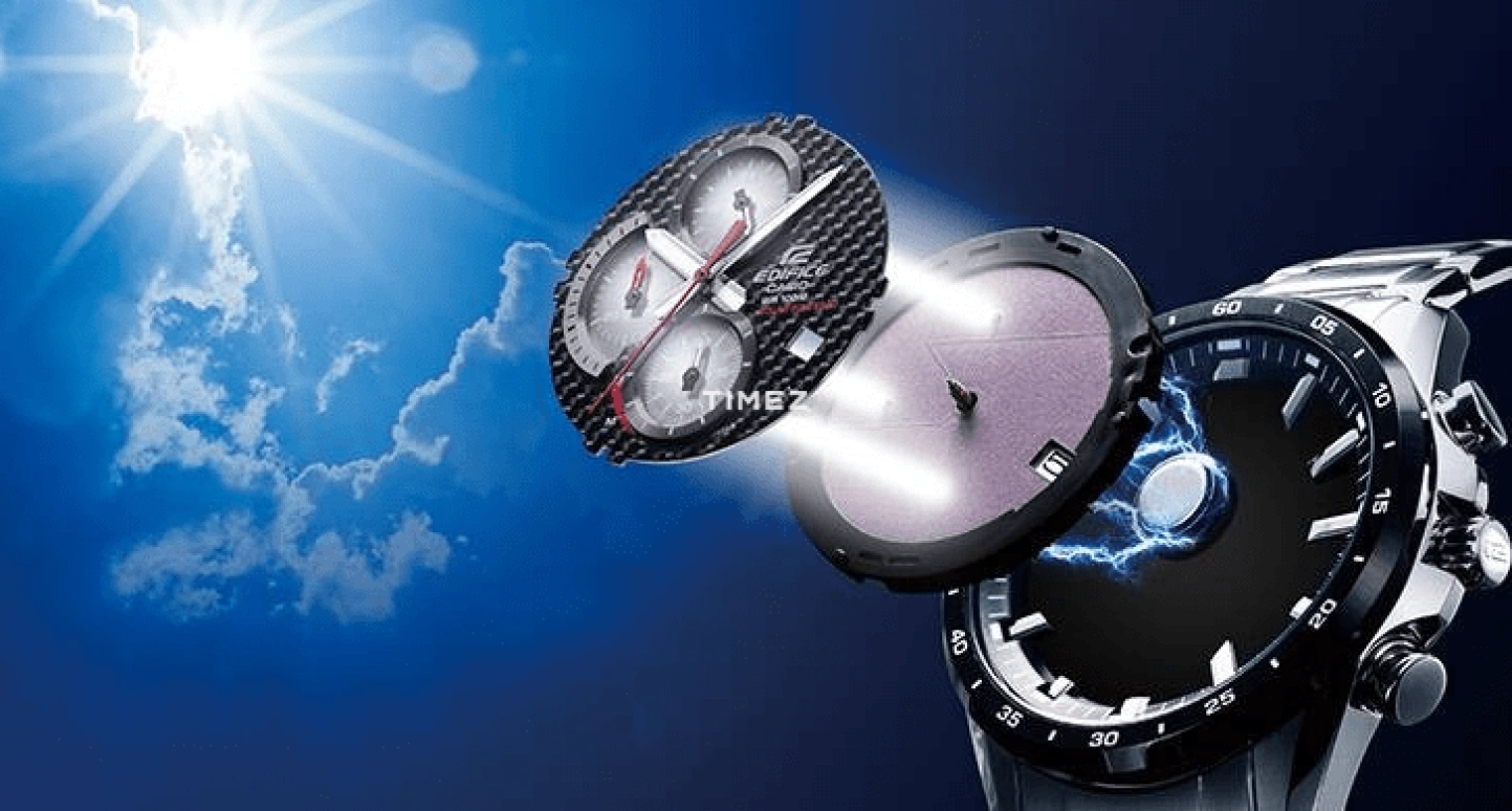Casio,EDIFICE 47.60mm,47.60mm,Stainless Steel,Black,Quartz,Chronograph,Day,Power Reserve Indicator,Solar Charging,Hardlex,Round,EQS900DB,EQS900DB-2AV