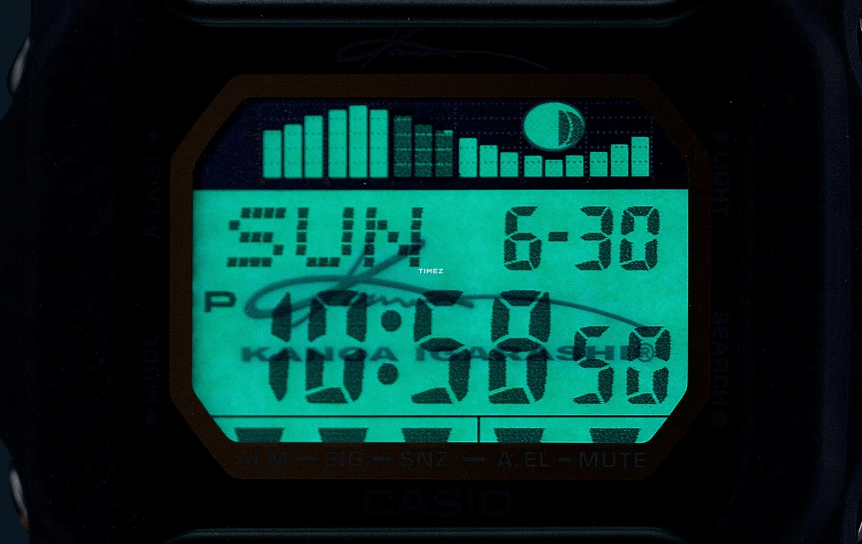 Casio,G-LIDE 46.70x43.20mm,46.70x43.20mm,Bio-sourced,Resin,Black,Quartz,Countdown,Chronograph,Month,Date,Hardlex,Square,GLX5600KB,GLX5600KB-1