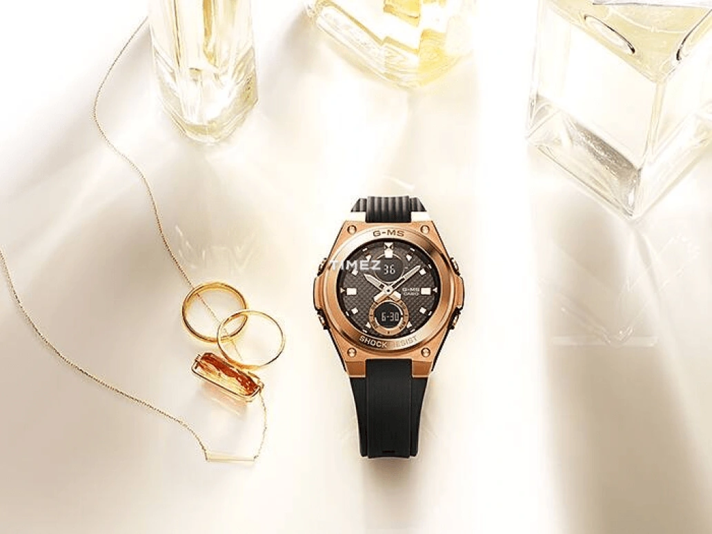 Casio,G-MS 40.30mm,40.30mm,Resin,Stainless Steel,Black,Quartz,Countdown,Chronograph,Month,Date,Hardlex,Round,MSGC100G,MSGC100G-1A