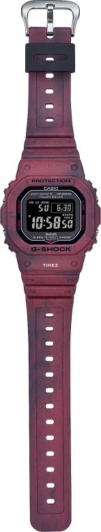 Casio,G-SHOCK 48.90x42.80mm,48.90x42.80mm,Resin,Black,Quartz,Countdown,Chronograph,Month,Date,Hardlex,Square,GWB5600SL,GWB5600SL-4