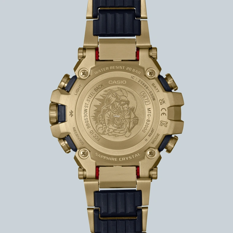 Casio,MTG 50.90x51.90mm,50.90x51.90mm,Carbon,Stainless Steel,Black,Quartz,Countdown,Chronograph,Day,Power Reserve Indicator,Sapphire,Round,MTG,MTG-B3000CX-9APRT