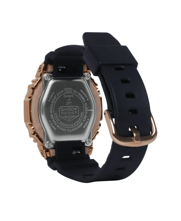Casio,G-SHOCK 45.90x40.40mm,45.90x40.40mm,Resin,Rose Gold,Quartz,Countdown,Chronograph,Month,Date,Hardlex,Octagon,GMS2100PG,GMS2100PG-1A4