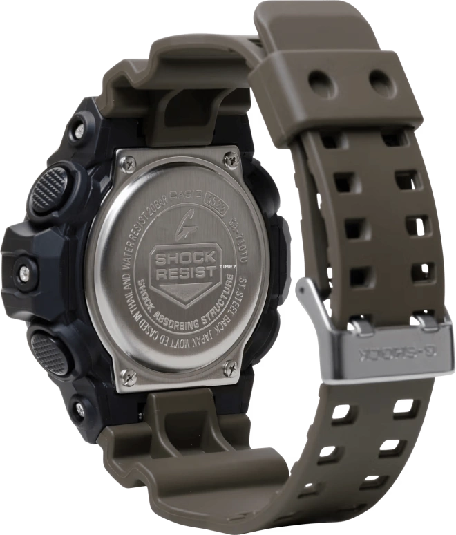 Casio,G-SHOCK 53.40mm,53.40mm,Resin,Black,Quartz,Countdown,Chronograph,Month,Date,Hardlex,Round,GA710TU,GA710TU-1A3