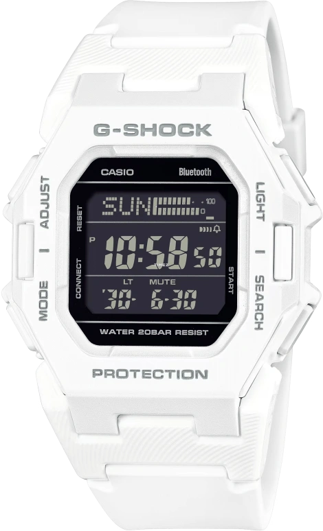 Casio,G-SHOCK 46.30x41.50mm,46.30x41.50mm,Resin,Black,Quartz,Countdown,Chronograph,Annual Calendar,Month,Hardlex,Square,GDB500,GDB500-7
