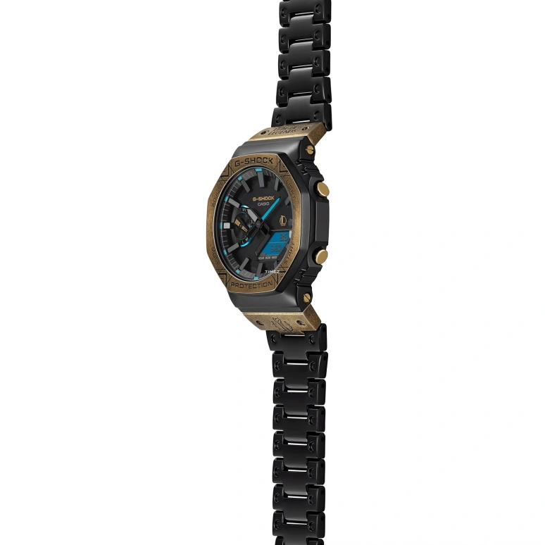 Casio,G-SHOCK 49.80x44.40mm,49.80x44.40mm,Stainless Steel,Black,Quartz,Countdown,Chronograph,Month,Date,Hardlex,Octagon,GMB2100LL,GMB2100LL-1A