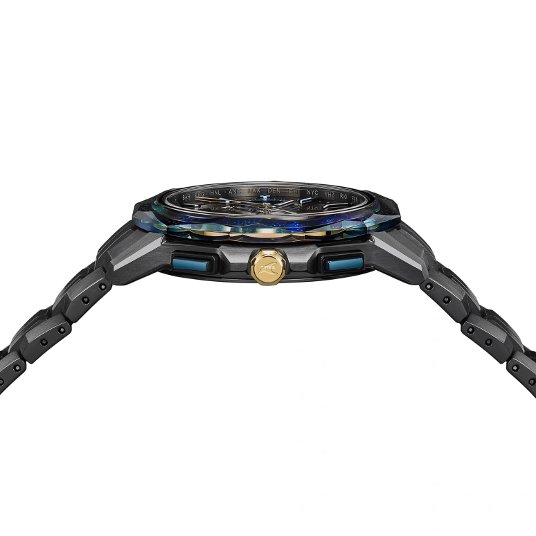 Casio,OCEANUS 47.10x42.50mm,47.10x42.50mm,Titanium,Purple,Quartz,Date,Day,Power Reserve Indicator,World Time,Sapphire,Crystal Glass,Round,OCWS6000BV1A