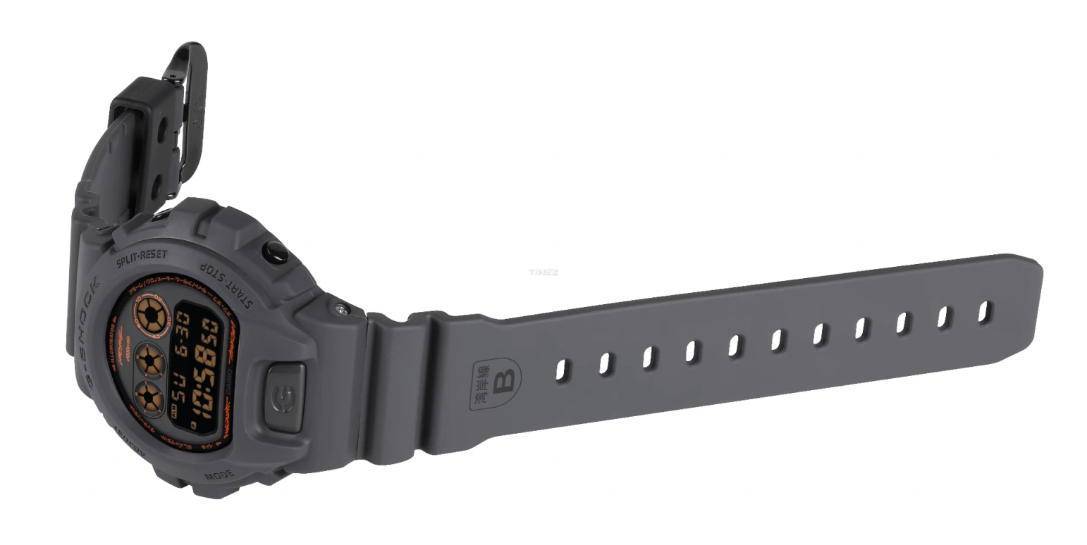 Casio,G-Shock 6900 53.20x50mm,53.20x50mm,Resin,Grey,Black,Quartz,Countdown,Chronograph,Month,Date,Hardlex,Round,DW6900LVS238