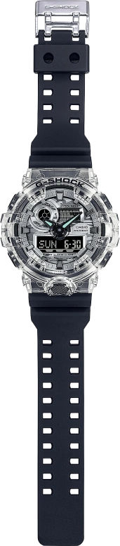 Casio,G-SHOCK 57.50x53.40mm,57.50x53.40mm,Resin,Black,Grey,Quartz,Countdown,Chronograph,Month,Date,Hardlex,Round,GA700SKC,GA700SKC-1A