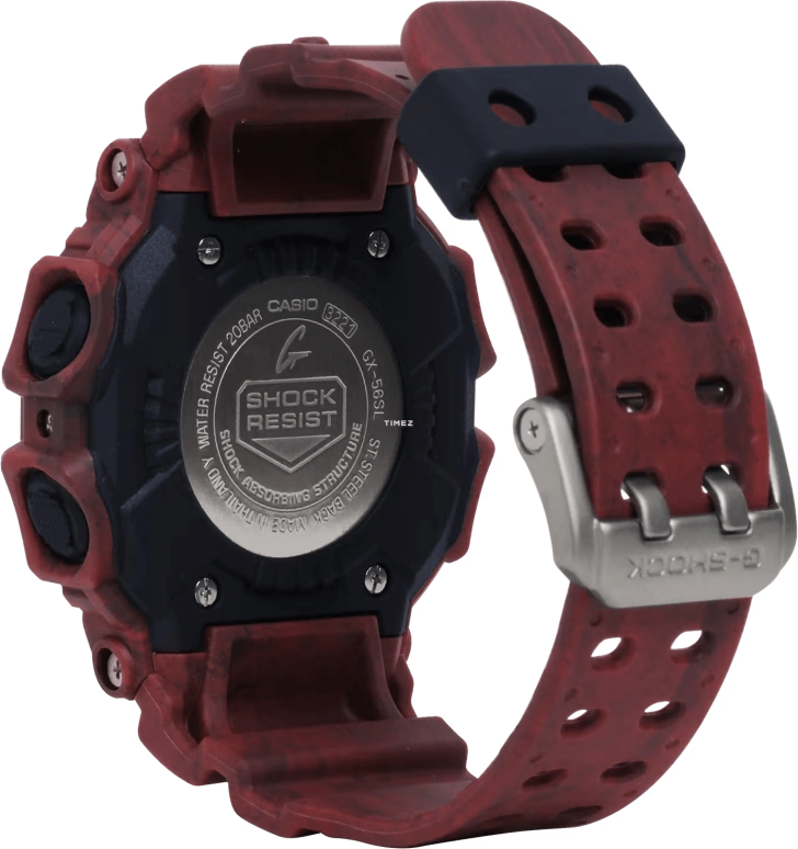 Casio,G-SHOCK 55.50x53.60mm,55.50x53.60mm,Resin,Black,Quartz,Countdown,Chronograph,Month,Date,Hardlex,Square,GX56SL,GX56SL-4
