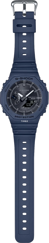 Casio,G-SHOCK 48.50x45.40mm,48.50x45.40mm,Resin,Carbon,Black,Quartz,Countdown,Chronograph,Month,Date,Hardlex,Round,GAB2100,GAB2100-2A