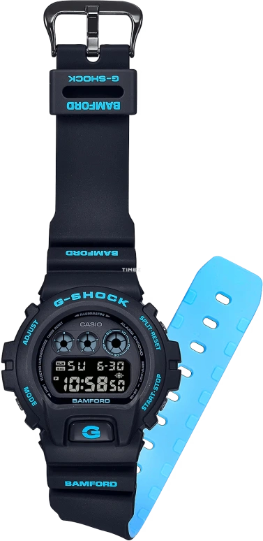 Casio,G-Shock 6900 50mm,50mm,Resin,Black,Quartz,Countdown,Chronograph,Month,Date,Hardlex,Round,DW6900BWD,DW6900BWD-1