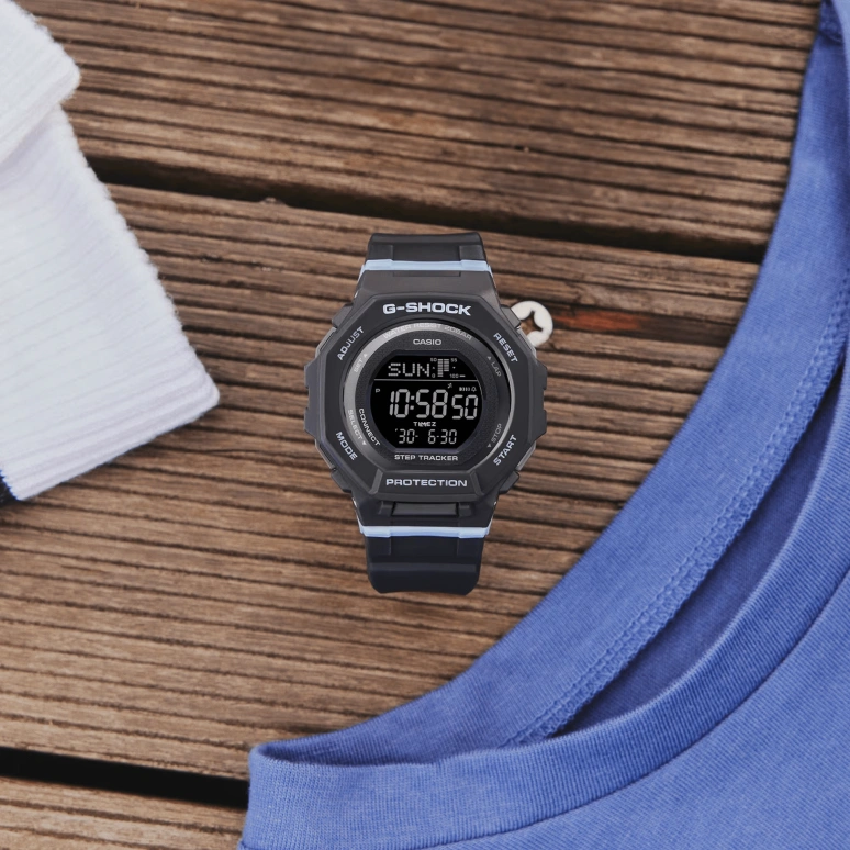 Casio,G-SHOCK 43.80mm,43.80mm,Bio-sourced,Resin,Black,Quartz,Countdown,Chronograph,Annual Calendar,Month,Hardlex,Octagon,GMDB300,GMDB300-1