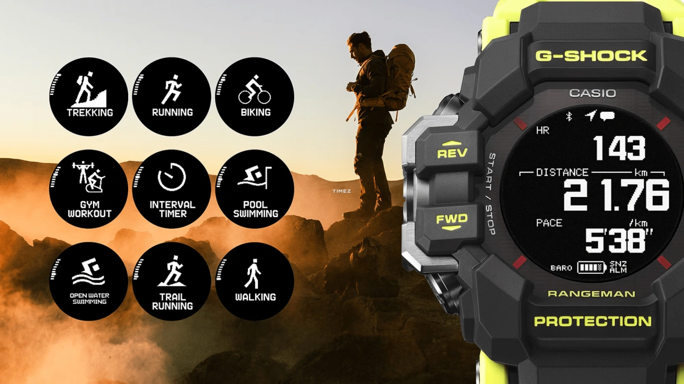 Casio,MASTER OF G - LAND 60.60x53.20mm,60.60x53.20mm,Resin,Bio-sourced,Black,Quartz,Chronograph,Moonphase,Month,Date,Hardlex,Glass,Octagon,GPRH1000RY,GPRH1000RY-1A