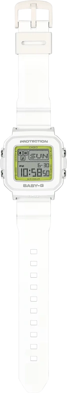 Casio,BGD-10 42.80x39mm,42.80x39mm,Resin,Green,Quartz,Countdown,Chronograph,Month,Date,Hardlex,Square,BGD10K,BGD10K-7