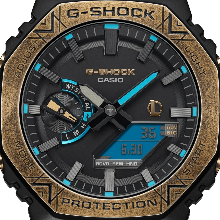 Casio,G-SHOCK 49.80x44.40mm,49.80x44.40mm,Stainless Steel,Black,Quartz,Countdown,Chronograph,Month,Date,Hardlex,Octagon,GMB2100LL,GMB2100LL-1A