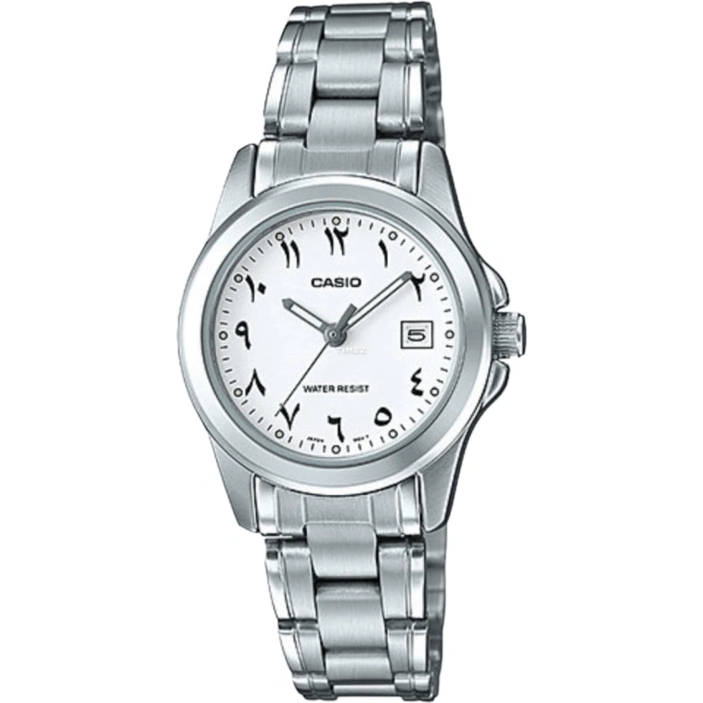 Casio,ANALOGUE 32mm,32mm,Stainless Steel,White,Quartz,Day,Round,LTP,LTP-1215A-7B3