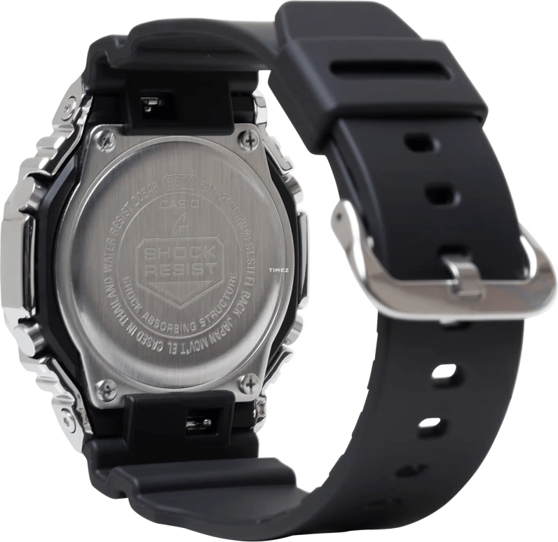 Casio,G-STEEL 44.40mm,44.40mm,Resin,Stainless Steel,Multi-Color,Quartz,Countdown,Chronograph,Month,Date,Hardlex,Octagon,GM2100RW,GM2100RW-1A
