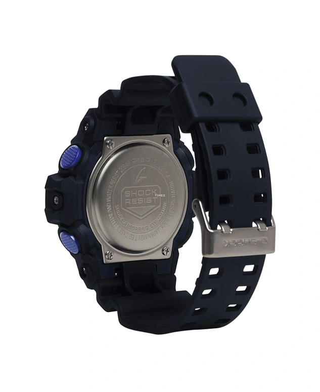 Casio,G-SHOCK 53.40mm,53.40mm,Resin,Purple,Quartz,Countdown,Chronograph,Month,Date,Hardlex,Round,GA700VB,GA700VB-1A