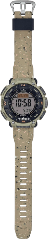 Casio,PROTREK 54.70x51.70mm,54.70x51.70mm,Resin,Bio-sourced,Grey,Quartz,Countdown,Chronograph,Month,Date,Hardlex,Glass,Round,PRG340SC,PRG340SC-5
