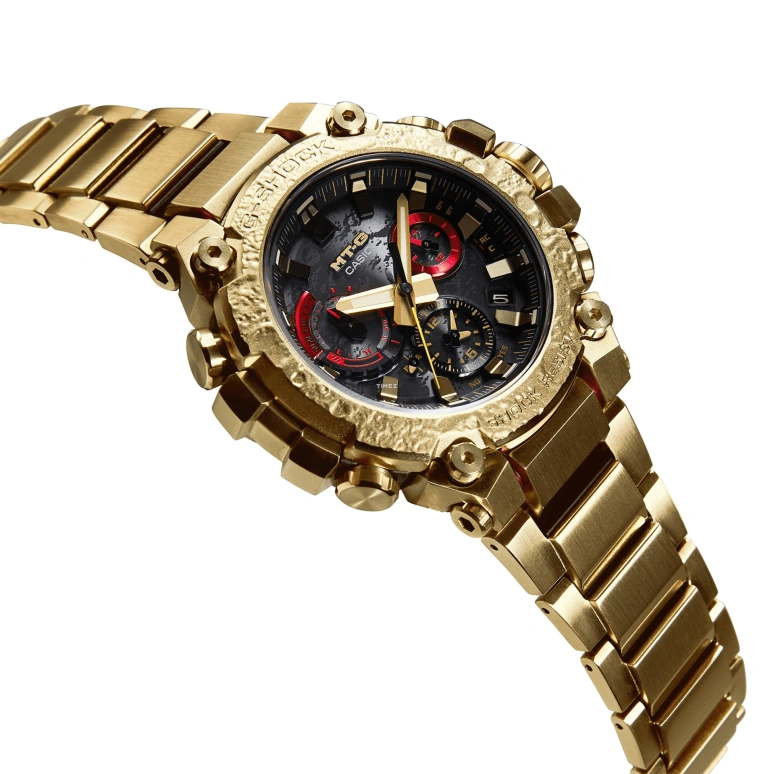 Casio,MTG 50.90x51.90mm,50.90x51.90mm,Carbon,Stainless Steel,Black,Quartz,Countdown,Chronograph,Day,Power Reserve Indicator,Sapphire,Round,MTG,MTG-B3000CX-9APRT