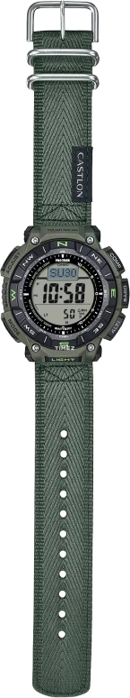 Casio,PROTREK 54.70x51.70mm,54.70x51.70mm,Resin,Bio-sourced,Black,Grey,Quartz,Countdown,Chronograph,Month,Date,Hardlex,Round,PRG340B,PRG340B-3