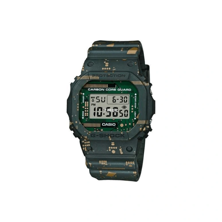 Casio,G-SHOCK 40x44mm,40x44mm,Resin,Green,Quartz,DWE,DWE-5600CC-3