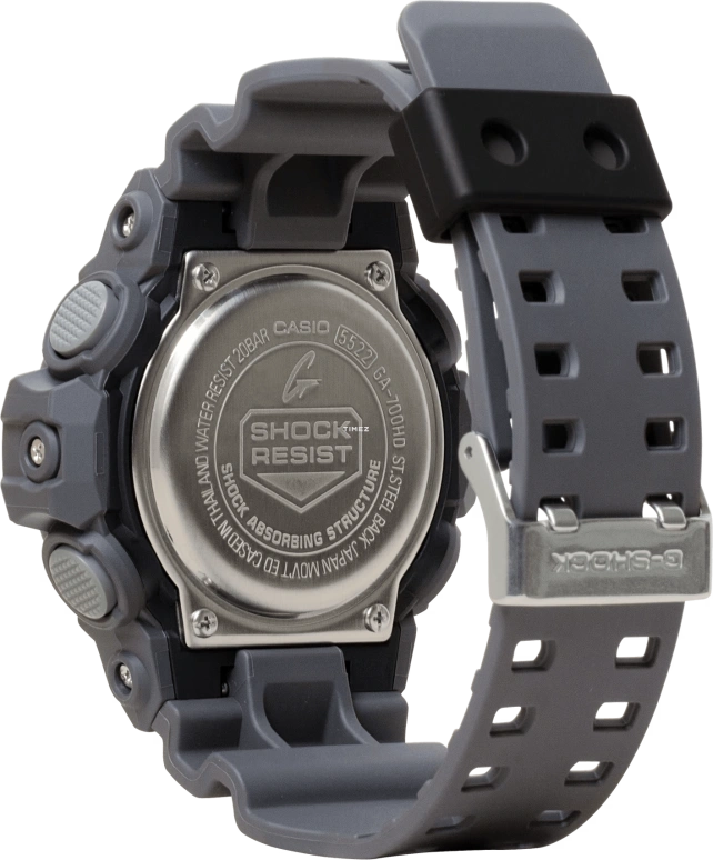 Casio,G-SHOCK 53.40mm,53.40mm,Resin,White,Quartz,Countdown,Chronograph,Month,Date,Hardlex,Round,GA700HD,GA700HD-8A