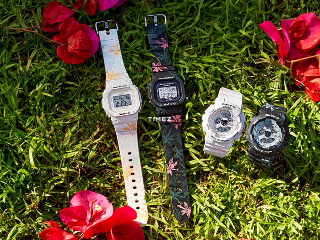 Casio,BABY-G 44.70x40mm,44.70x40mm,Plastic,Black,Grey,Quartz,Rectangular,Black,BGD,BGD-560CF-1E