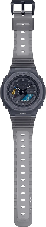 Casio,G-SHOCK 48.50x45.40mm,48.50x45.40mm,Carbon,Resin,Black,Quartz,Countdown,Chronograph,Month,Date,Hardlex,Octagon,GA2100FT,GA2100FT-8A
