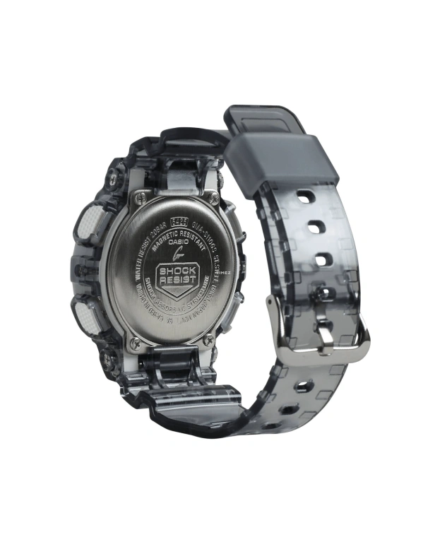 Casio,G-SHOCK 45.90mm,45.90mm,Resin,Grey,Silver,Quartz,Countdown,Chronograph,Month,Date,Hardlex,Round,GMAS110GS,GMAS110GS-8A