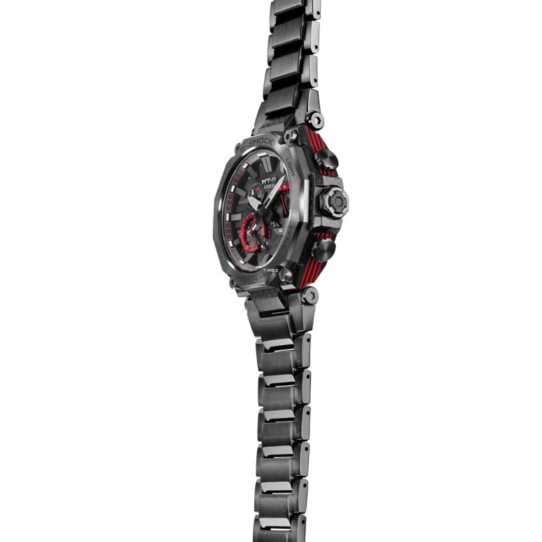 Casio,MTG 55.10x49.80mm,55.10x49.80mm,Resin,Black,Quartz,Countdown,Chronograph,Date,Day,Sapphire,Crystal Glass,Round,MTGB2000YBD1