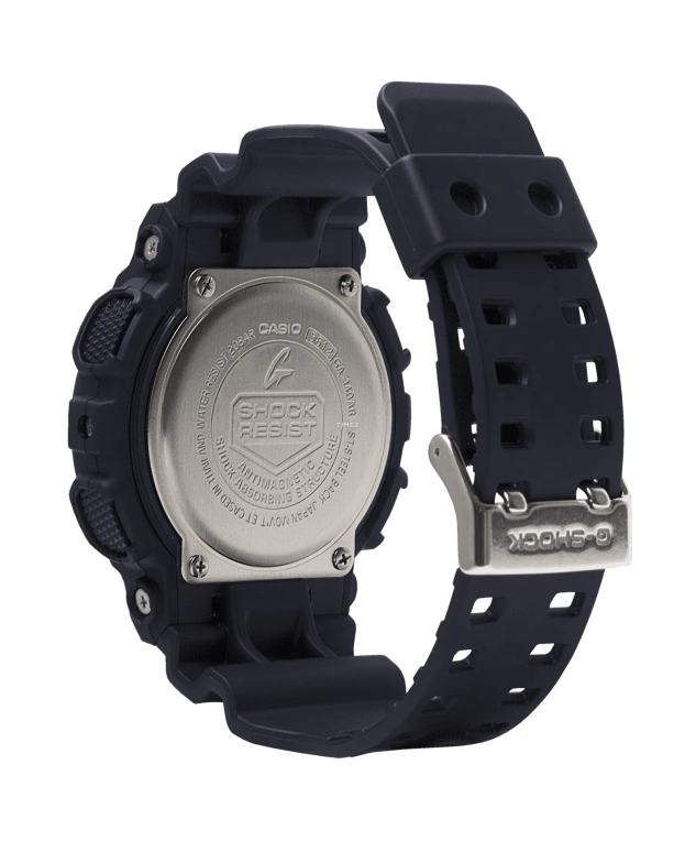 Casio,5600 55x51.20mm,55x51.20mm,Resin,Red,Quartz,Countdown,Chronograph,Month,Date,Hardlex,Round,GA140AR,GA140AR-1A