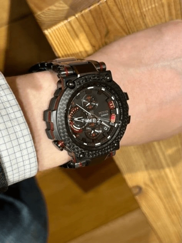 Casio,MTG 51.70mm,51.70mm,Resin,Black,Quartz,Countdown,Chronograph,Day,Dule Time,Sapphire,Round,MTG,MTG-B1000XBD-1A
