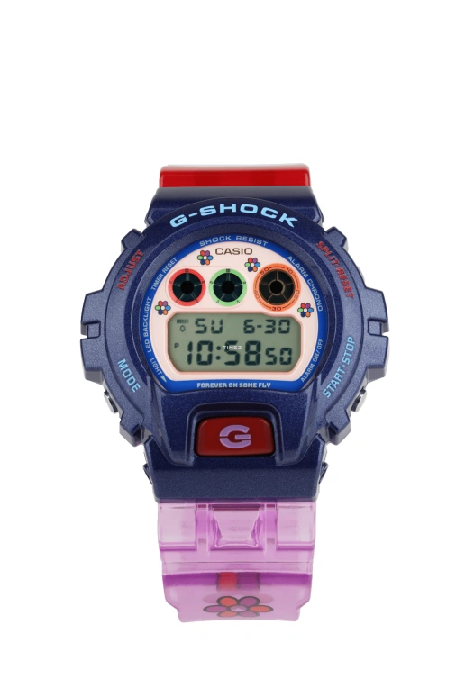 Casio,G-SHOCK 53.20x40mm,53.20x40mm,Resin,Pink,Quartz,Countdown,Chronograph,Month,Date,Hardlex,Round,DW6900JT25,DW6900JT25-2