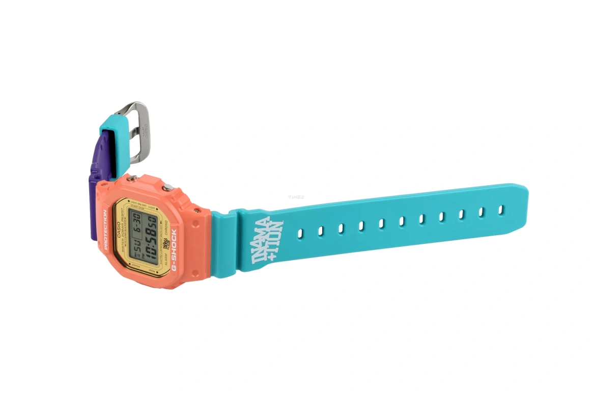 Casio,G-SHOCK 48.90x42.80mm,48.90x42.80mm,Resin,Yellow,Quartz,Countdown,Chronograph,Month,Date,Hardlex,Square,DW5600IN4M23,DW5600IN4M23-4