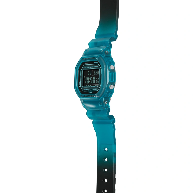 Casio,G-SHOCK 48.90x42.80mm,48.90x42.80mm,Resin,Blue,Quartz,Rectangular,DWB5600G,DWB5600G-2