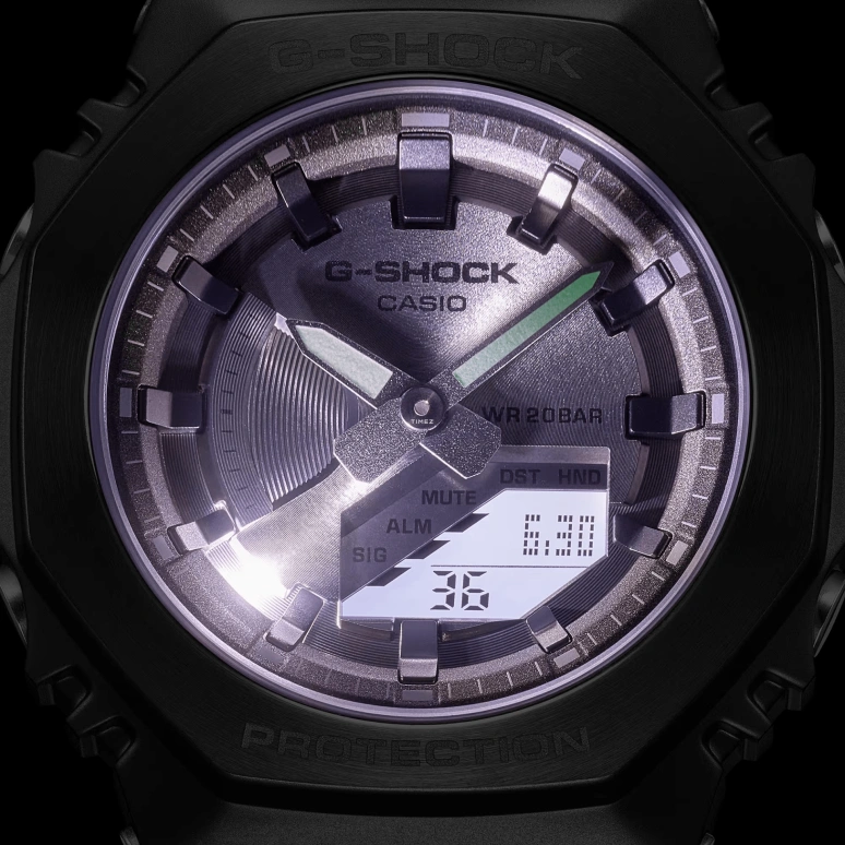Casio,G-SHOCK 45.90x40.40mm,45.90x40.40mm,Resin,Stainless Steel,Grey,Quartz,Countdown,Chronograph,Month,Date,Hardlex,Round,GMS2100MF,GMS2100MF-1A
