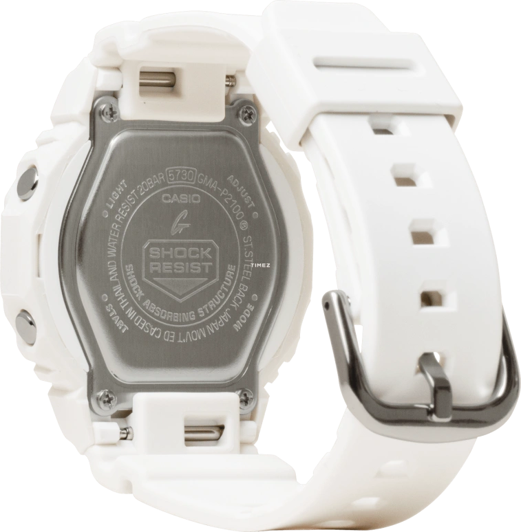 Casio,G-SHOCK 46x40.20mm,46x40.20mm,Resin,White,Quartz,Countdown,Chronograph,Month,Date,Hardlex,Round,GMAP2100,GMAP2100-7A