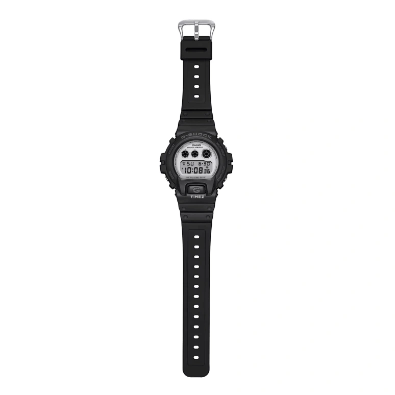 Casio,G-Shock 6900 50mm,50mm,Resin,White,Quartz,Countdown,Chronograph,Month,Date,Hardlex,Round,DW6900WD,DW6900WD-1