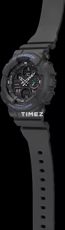 Casio,G-SHOCK 45.90mm,45.90mm,Resin,Black,Quartz,Countdown,Chronograph,Month,Date,Hardlex,Round,GMAS140,GMAS140-8A