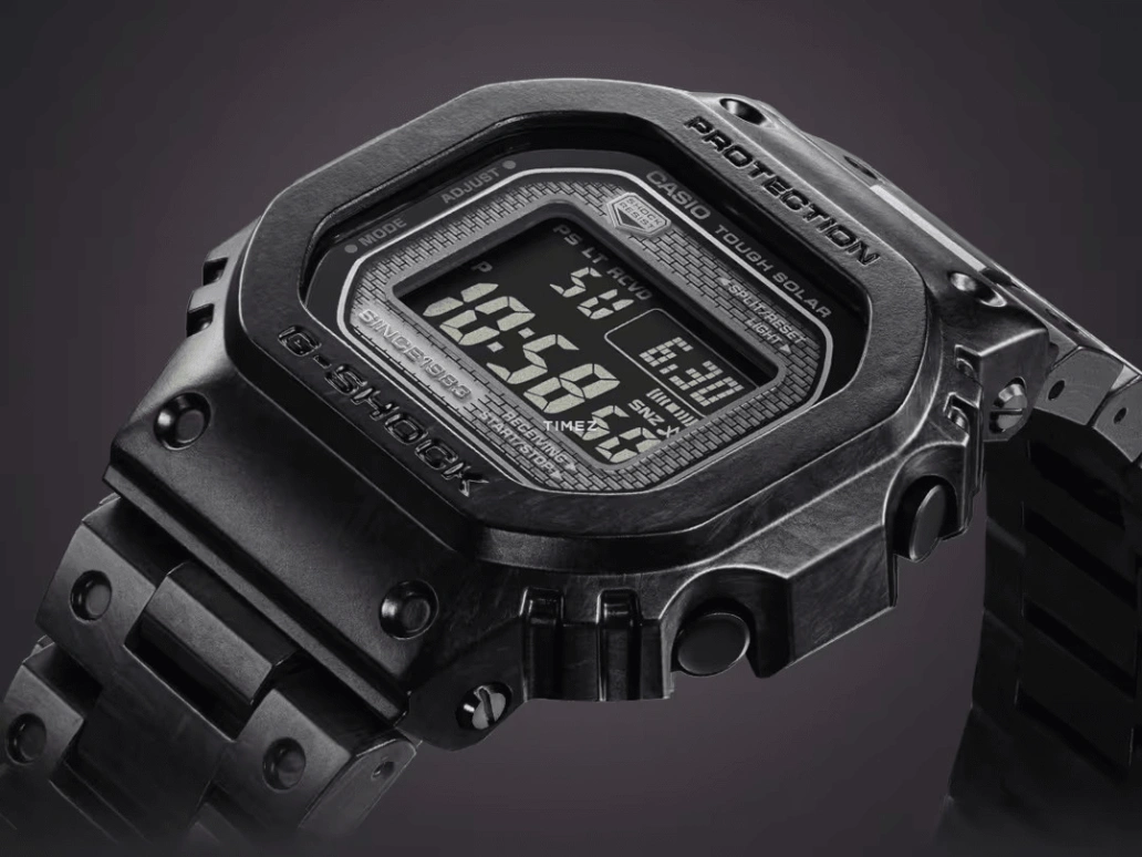Casio,G-SHOCK 49.10x45mm,49.10x45mm,Carbon,Resin,Black,Quartz,Countdown,Chronograph,Month,Date,Sapphire,Square,GCWB5000UN,GCWB5000UN-1
