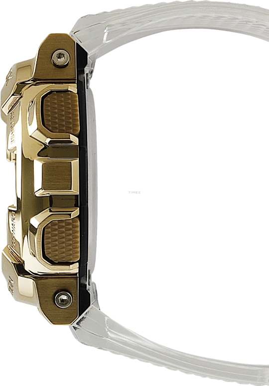 Casio,G-SHOCK 51.90x48.80mm,51.90x48.80mm,Stainless Steel,Resin,Pink Gold,Quartz,Countdown,Chronograph,Month,Date,Hardlex,Round,GM110SG,GM110SG-9A