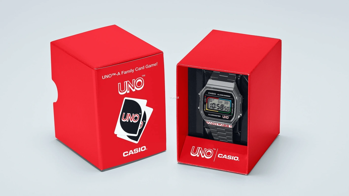 Casio,VINTAGE 38.60x36.30mm,38.60x36.30mm,Resin,Black,Quartz,Chronograph,Date,Day,Hour Strike,Plexi,Glass,Square,A168WEUC,A168WEUC-1A