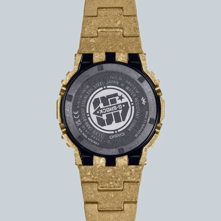 Casio,G-SHOCK 49.30x43.20mm,49.30x43.20mm,Stainless Steel,Grey,Quartz,Countdown,Chronograph,Perpetual Calendar,Month,Hardlex,Square,GMW,GMW-B5000PG-9