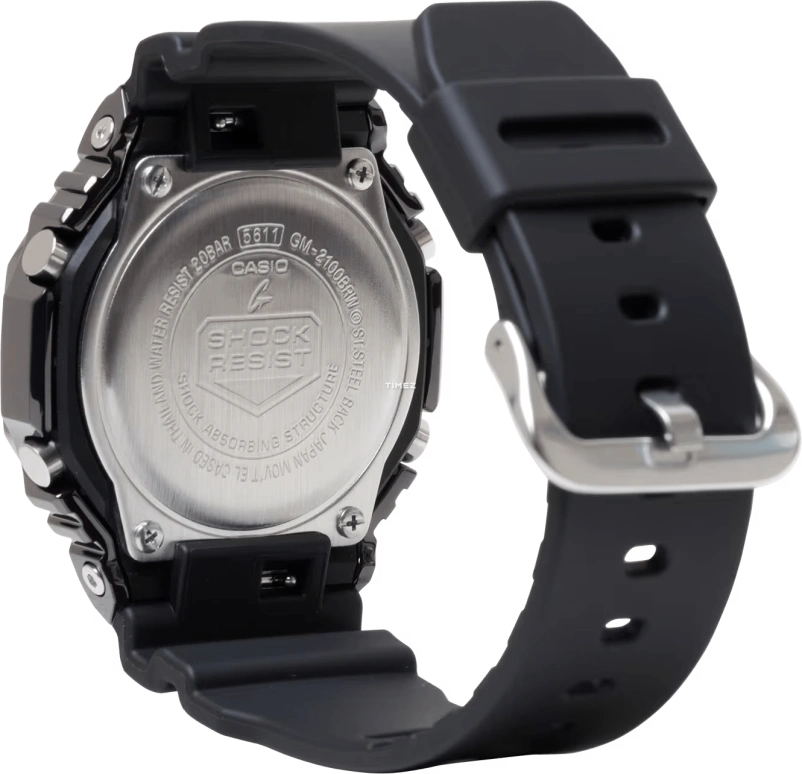 Casio,G-SHOCK 44.40mm,44.40mm,Resin,Multi-Color,Quartz,Countdown,Chronograph,Month,Date,Hardlex,Octagon,GM2100BRW,GM2100BRW-1A