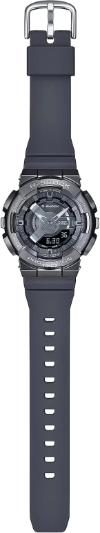 Casio,G-SHOCK 46x42mm,46x42mm,Resin,Stainless Steel,Grey,Quartz,Countdown,Chronograph,Month,Date,Hardlex,Round,GMS110B,GMS110B-8A