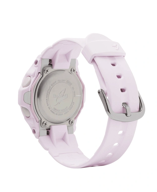 Casio,BG-169 42.60mm,42.60mm,Resin,Pink,Quartz,Countdown,Chronograph,Month,Date,Hardlex,Round,BG169M,BG169M-4